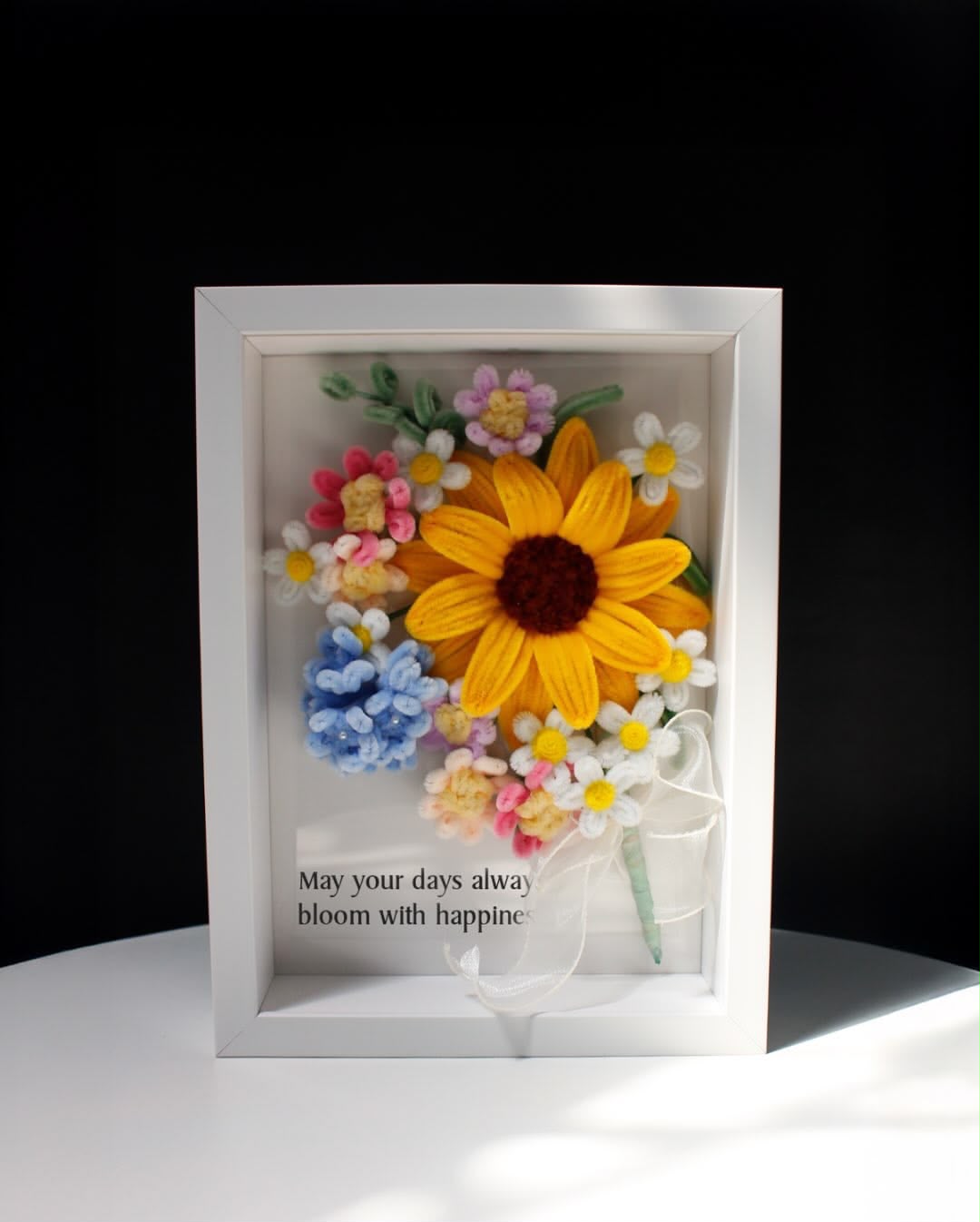 Signature Frame — handmade flower keepsake frame — view 4