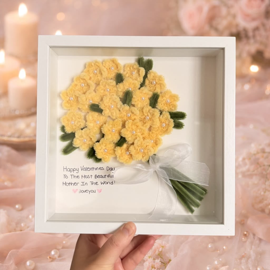 Mini Frame — small handmade flower keepsake — view 2