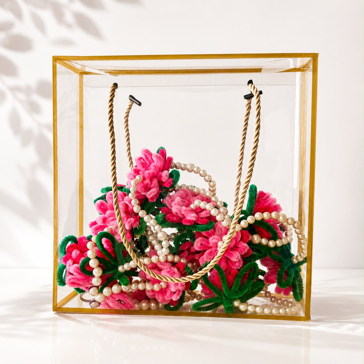 Lotus Latkan — handmade festive flower hanging — view 2